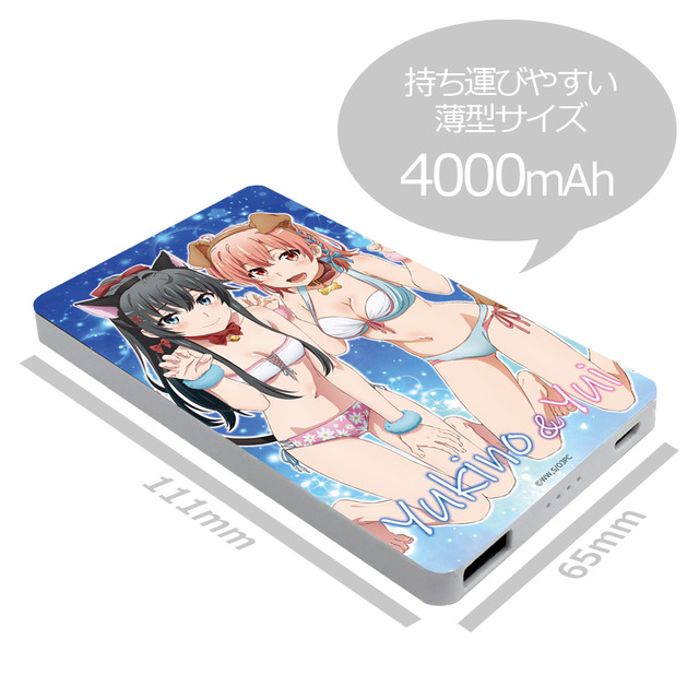 『やはり俺の青春ラブコメはまちがっている。完』モバイルバッテリー 4620円（税込）（C）渡 航、小学館／やはりこの製作委員会はまちがっている。完