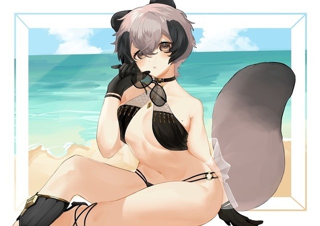 ケモミミ学園 「林志野リリ」illustrated by Ya干　(C)Ya干