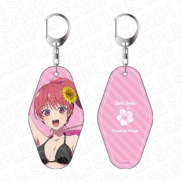 「『カノジョも彼女』両面キーホルダー  水着 ver.」（C）ヒロユキ・講談社/カノジョも彼女製作委員会2021