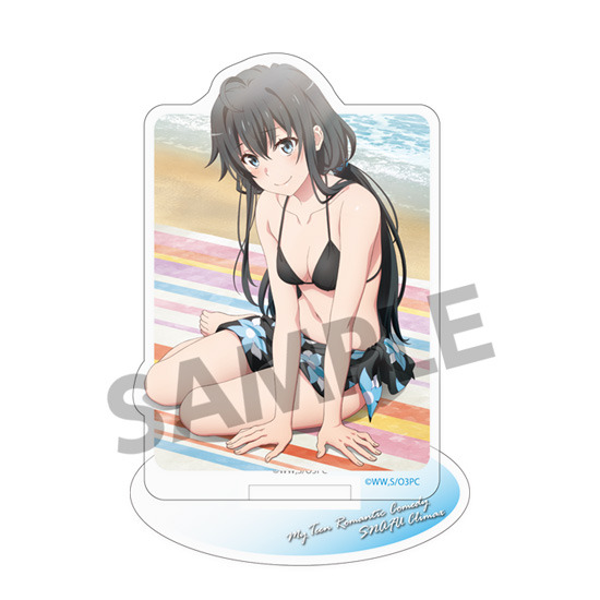 「やはり俺の青春ラブコメはまちがっている。完 描き下ろしアクリルフィギュア 水着 2021ver.」雪ノ下雪乃（C）渡 航、小学館／やはりこの製作委員会はまちがっている。完