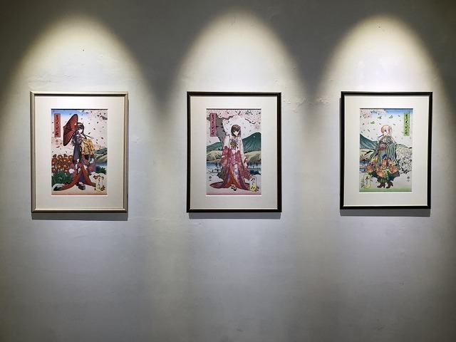 『冴えない彼女の育てかた』浮世絵木版画　(C)丸戸史明・深崎暮人(C)M,M,KF/PSF