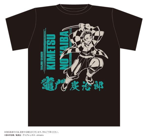 鬼滅の刃 ボトル入りTシャツ R柄 竈門炭治郎 BLACK（C）吾峠呼世晴／集英社・アニプレックス・ufotable