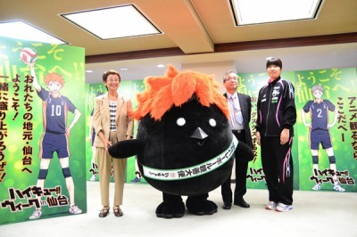 「ハイキュー!!」ご当地・仙台で、村瀬歩と石川界人がトーク“ついに辿り着いた聖地”