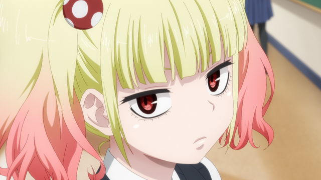 『見える子ちゃん』第1話「見える？」先行場面カット（C）泉朝樹・KADOKAWA刊／見える子ちゃん製作委員会