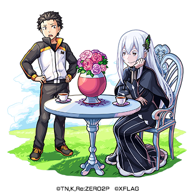 火属性 ★6　魔女の茶会 エキドナ＆スバル（C）長月達平・株式会社 KADOKAWA 刊／Re:ゼロから始める異世界生活 2 製作委員会