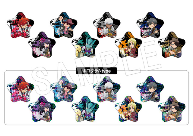 「血界戦線 ＆ BEYOND × Chugai Grace Cafe【LIBRA・GIG】」血界戦線 ＆ BEYOND　トレーディングスター缶バッジ（全8種）(C)2017 内藤泰弘／集英社・血界戦線 & BEYOND製作委員会