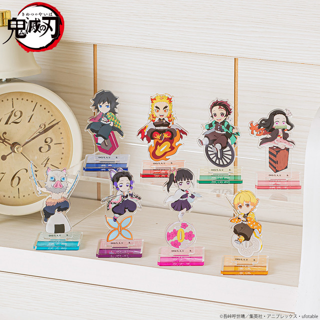 「鬼滅の刃 ちょこんとのっかりミニキャラ アクリルスタンド」660円（税込）（C）吾峠呼世晴／集英社・アニプレックス・ufotable
