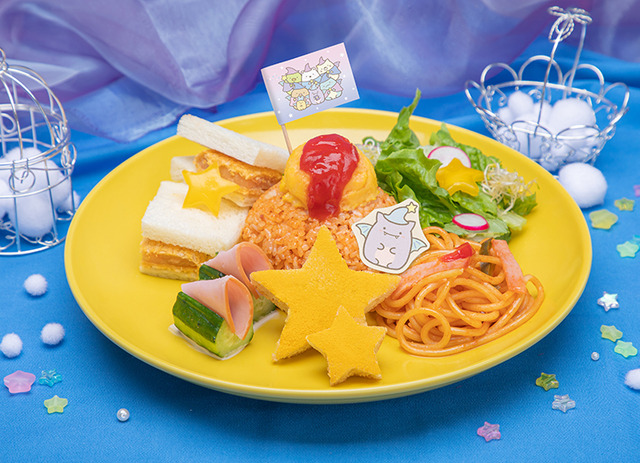 「すみっコぐらしカフェ」ふぁいぶにオススメ お子様ランチ(C)2021 日本すみっコぐらし協会映画部