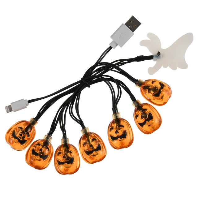 『ティム・バートン ナイトメアー・ビフォア・クリスマス』iPhone用USBケーブル(C)Disney