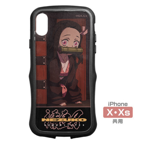 鬼滅の刃 竈門禰豆子 TPUバンパー iPhoneケース  [X・Xs共用] （C）吾峠呼世晴／集英社・アニプレックス・ufotable