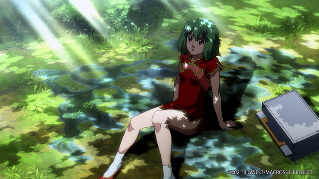 「『劇場短編マクロスF ～時の迷宮～』場面カット」（C）2021 BIGWEST/MACROSS F PROJECT