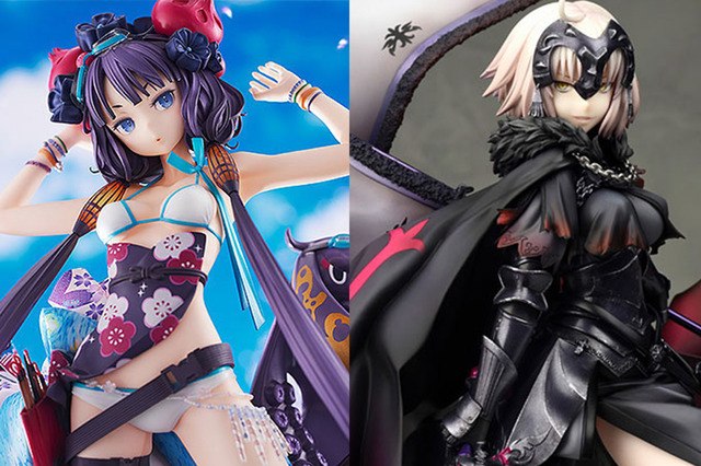 Fate/Grand Order アヴェンジャー/ジャンヌ・ダルク[オルタ] 1/7スケール 完成品フィギュア ＆  Fate/Grand Order セイバー/葛飾北斎 1/7スケール完成品フィギュア」(C)TYPE-MOON / FGO PROJECT
