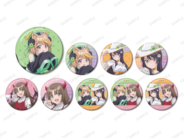 「幼なじみが絶対に負けないハロウィン in 新宿マルイ アネックス」描き下ろしイラストハロウィンver. トレーディング缶バッジ （全9種）(C)2021 二丸修一/KADOKAWA/おさまけ製作委員会