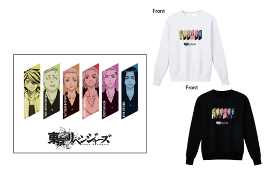 【東京リベンジャーズ】プリントスウェット カラープリントver（C）和久井健・講談社／アニメ「東京リベンジャーズ」製作委員会