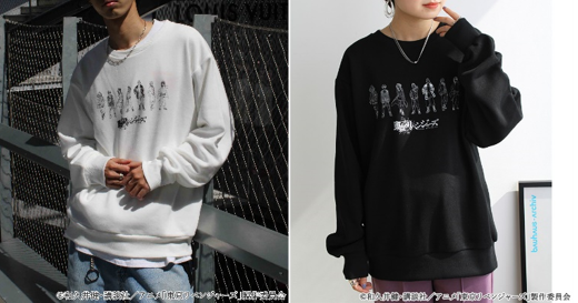 【東京リベンジャーズ】プリントスウェット モノクロプリントver（C）和久井健・講談社／アニメ「東京リベンジャーズ」製作委員会