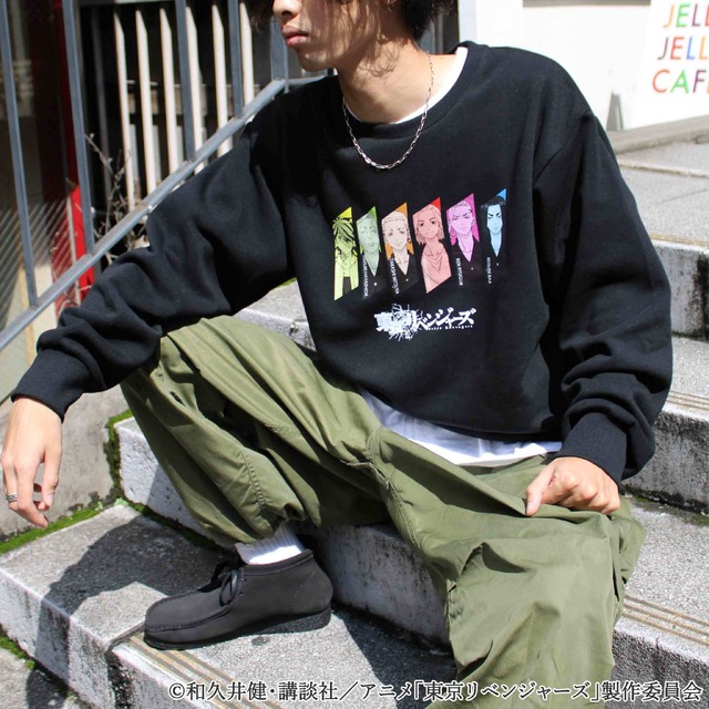 【東京リベンジャーズ】プリントスウェット カラープリントver（C）和久井健・講談社／アニメ「東京リベンジャーズ」製作委員会