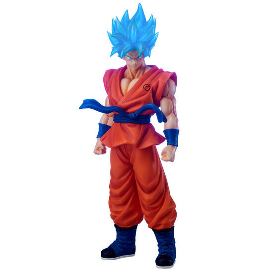 「ギガンティックシリーズ　孫悟空（スーパーサイヤ人ゴッドスーパーサイヤ人）クリアVer.」14,300円（税込）（C）バードスタジオ／集英社・フジテレビ・東映アニメーション
