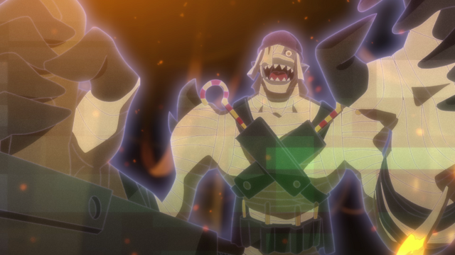 『デジモンゴーストゲーム』第2話「博物館ノ怪」先行場面カット（C）本郷あきよし・フジテレビ・東映アニメーション