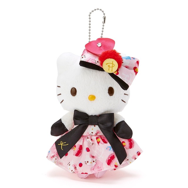 「ハローキティ×ピエール･エルメ コラボデザインシリーズ」マスコットホルダー ハローキティ 2530円（税込）（C）’21 SANRIO 著作（株）サンリオ