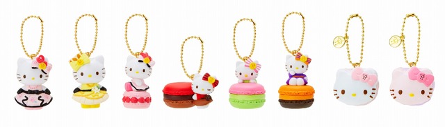 「ハローキティ×ピエール･エルメ コラボデザインシリーズ」シークレットフィギュアマスコット全8種 各935円（税込）（C）’21 SANRIO 著作（株）サンリオ