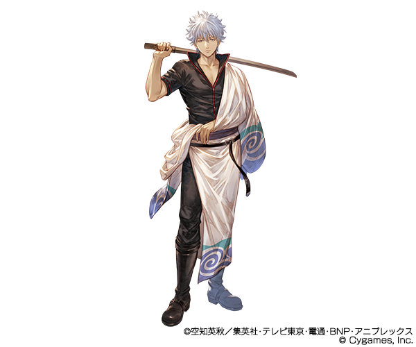 『グランブルーファンタジー』×『銀魂』コラボレーションイベント「銀魂 少年ならジャンプの裏表紙までちゃんと楽しめ」坂田銀時（CV.杉田智和）(C)Cygames, Inc.(C)空知英秋／集英社･テレビ東京･電通･BNP･アニプレックス