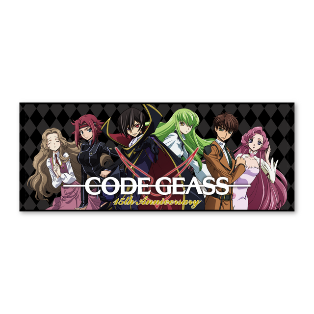 「『コードギアス 反逆のルルーシュ』15周年記念 POP UPショップ」フェイスタオル（C）SUNRISE／PROJECT L-GEASS　Character Design（C）2006-2017 CLAMP・ST