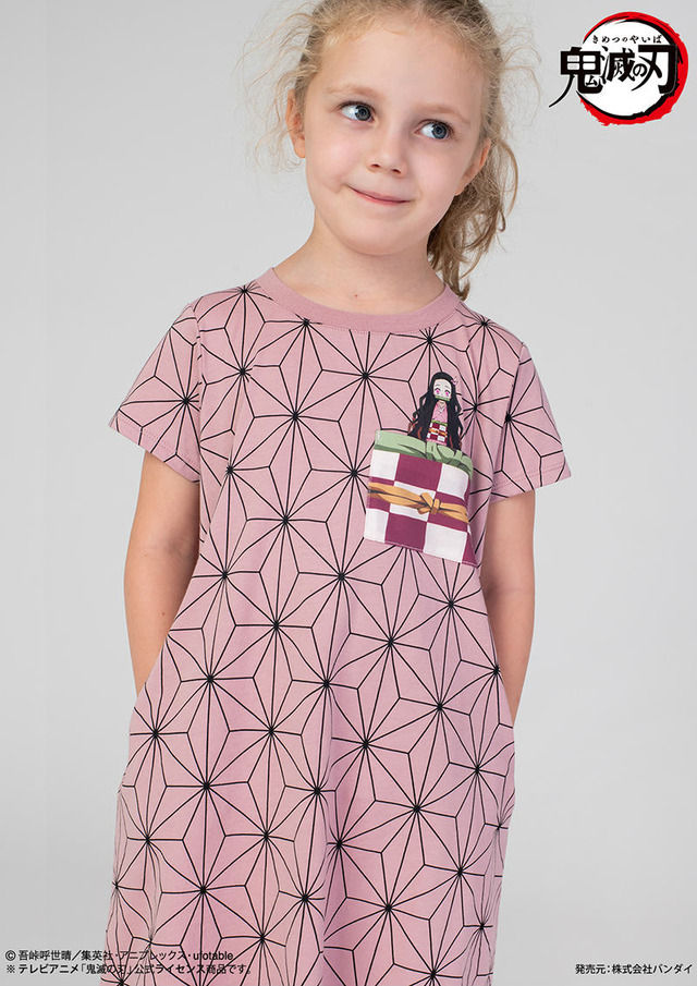 テレビアニメ『鬼滅の刃』アパレル商品 竈門禰豆子　ワンピース(C)吾峠呼世晴／集英社・アニプレックス・ufotable