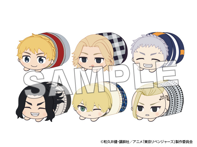 『東京リベンジャーズ』×極楽湯コラボキャンペーン「Relax 極楽上等！」もちころりん ぬいぐるみマスコット(C)和久井健・講談社／アニメ「東京リベンジャーズ」製作委員会