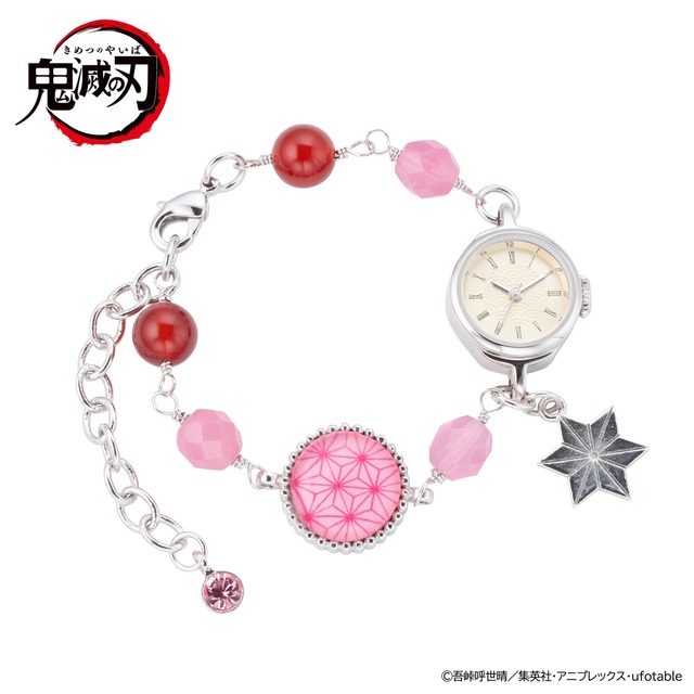 「鬼滅の刃　ブレスレットウォッチ」竈門禰豆子モデル(C)吾峠呼世晴／集英社・アニプレックス・ufotable