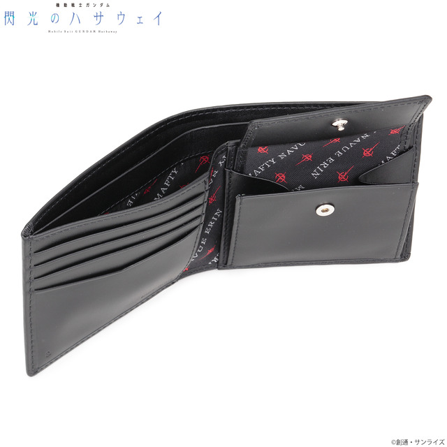 「機動戦士ガンダム 閃光のハサウェイ 二つ折り財布 マフティーマーク」（C）創通・サンライズ
