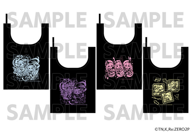 「SHIBUYA SCRAMBLE FIGURE×『Re:ゼロから始める異世界生活』ポップアップストア」エコバッグ(C)長月達平・株式会社KADOKAWA刊／Re:ゼロから始める異世界生活2製作委員会