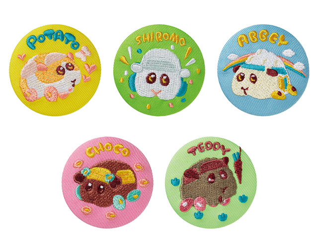 「一番くじ PUI PUI モルカー」B賞：ししゅう缶バッジ(C)見里朝希JGH・シンエイ動画／モルカーズ