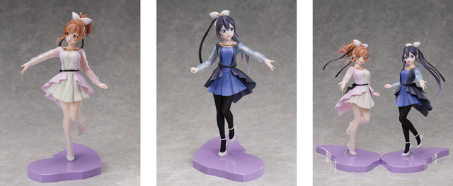 「美山鈴音 1/7スケールフィギュア」「花野井玲那　1/7スケールフィギュア」(C)SELECTION PROJECT PARTNERS