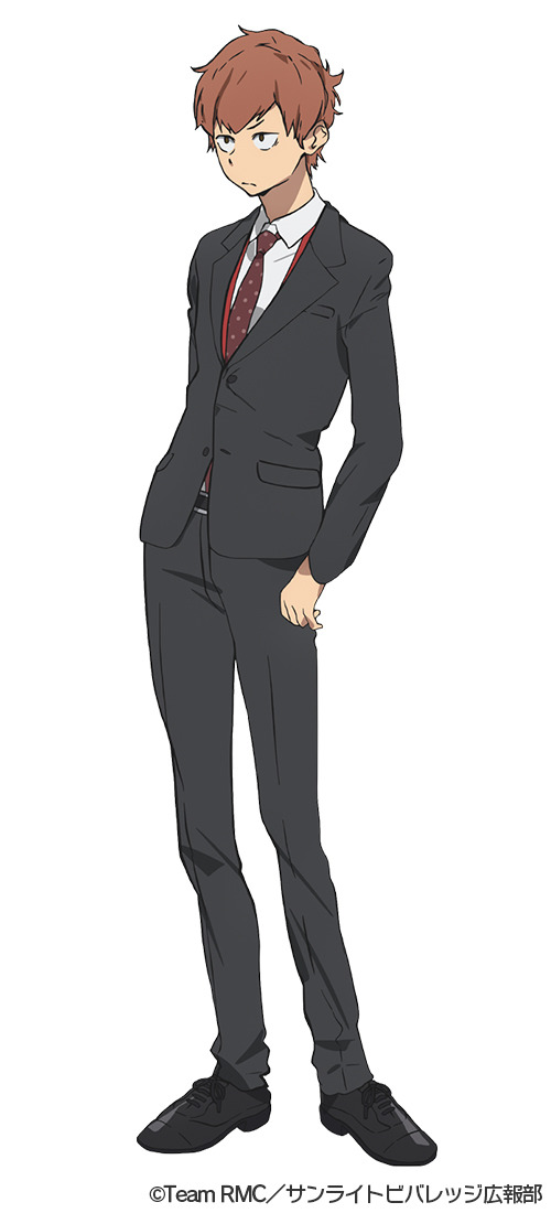 『リーマンズクラブ』佐伯橙也（スーツ）(C)Team RMC／サンライトビバレッジ広報部