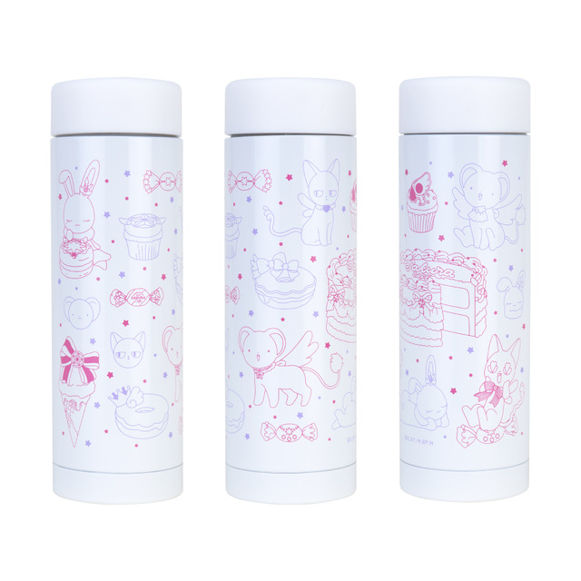 「カードキャプターさくらカフェ」ステンレスボトル「ケロちゃん＆スッピー＆モモ」（C）CLAMP・ST/講談社・NEP・NHK