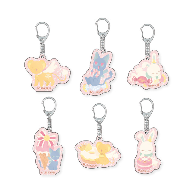 「カードキャプターさくらカフェ」ラメアクリルチャーム(全6種)（C）CLAMP・ST/講談社・NEP・NHK