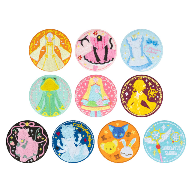 「カードキャプターさくらカフェ」トレーディング刺繍缶バッジ（C）CLAMP・ST/講談社・NEP・NHK