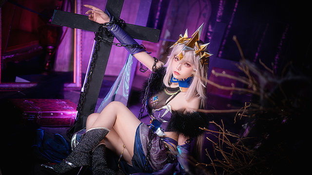 『ラングリッサー モバイル 中国版』リコリス（方舟の聖女）／モデル：六二二、撮影：叶玄XO