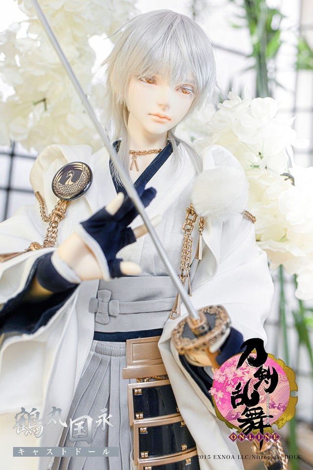 「『刀剣乱舞-ONLINE-』鶴丸国永 キャストドール」248,380円（税込）（C）2015 EXNOA LLC/Nitroplus