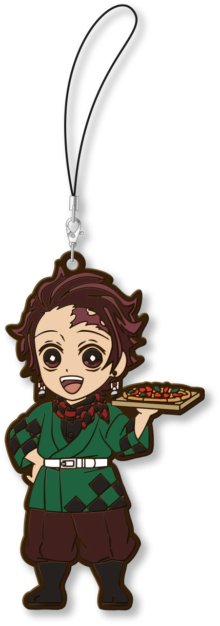 「鬼滅の刃×ピザーラ」オリジナルラバーストラップ(C)吾峠呼世晴／集英社・アニプレックス・ufotable