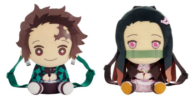 「『鬼滅の刃』参ノ章-戯典・続-」ぽふっとぬいぐるみリュック（C）吾峠呼世晴／集英社・アニプレックス・ufotable
