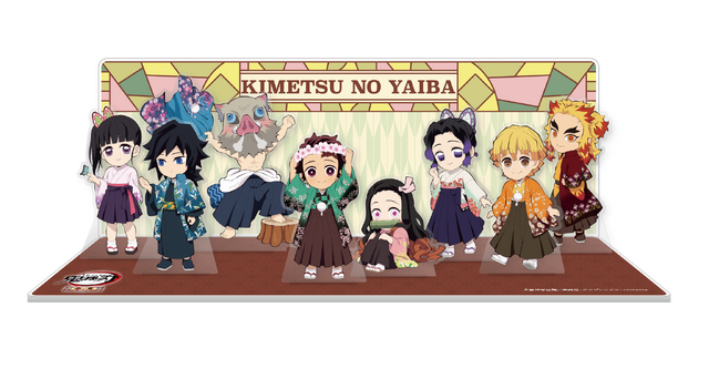 「『鬼滅の刃』参ノ章-戯典・続-」ジオラマアクリルスタンド（C）吾峠呼世晴／集英社・アニプレックス・ufotable