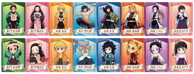 「『鬼滅の刃』参ノ章-戯典・続-」500円投入でオリジナルノベルティ　オリジナルクリアカード （C）吾峠呼世晴／集英社・アニプレックス・ufotable