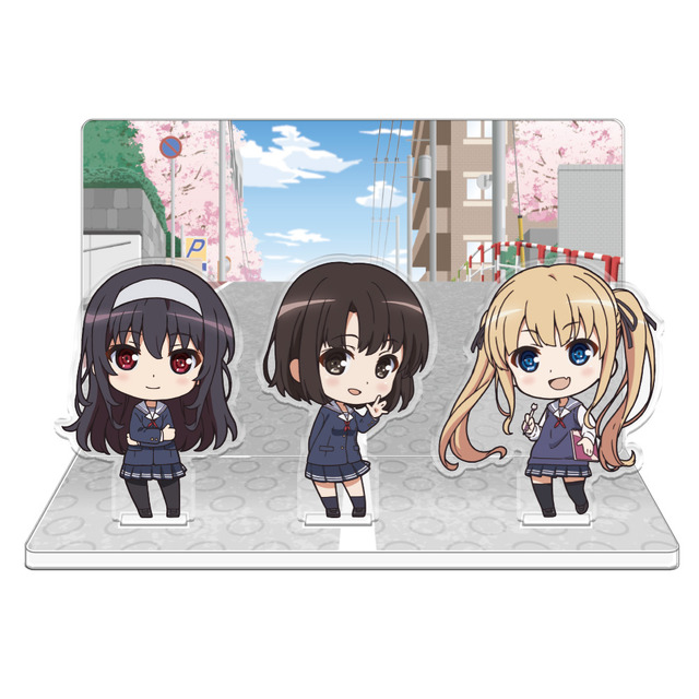 劇場版「冴えない彼女の育てかた Fine」 アクリルジオラマA[恵＆英梨々＆詩羽]（C）2019 丸戸史明・深崎暮人・KADOKAWA ファンタジア文庫刊／映画も冴えない製作委員会