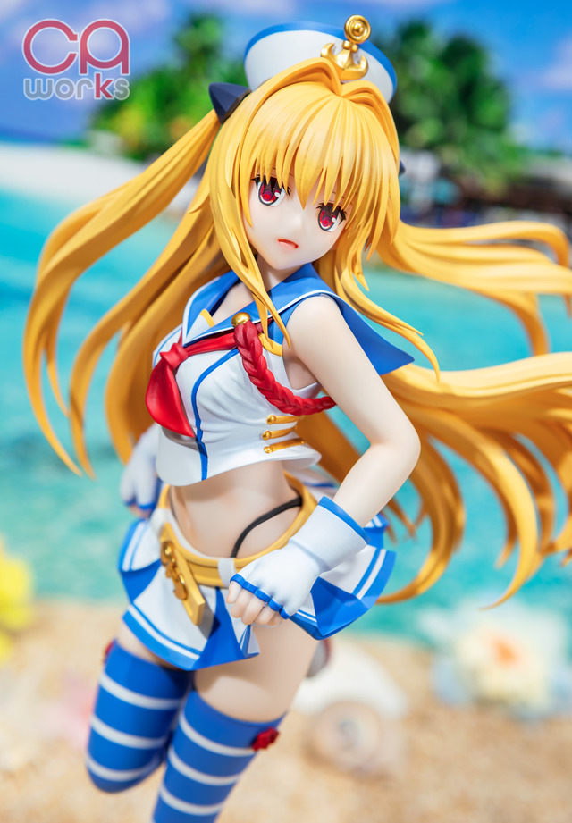 「CAworks『To LOVEる-とらぶる- ダークネス』金色の闇 潮風シーサイドver. 1/7スケールフィギュア」(C)矢吹健太朗・長谷見沙貴／集英社・とらぶるダークネス製作委員会