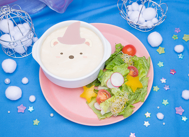 「すみっコぐらしカフェ」しろくまのぽかぽかあったかドリア（C）2021 日本すみっコぐらし協会映画部