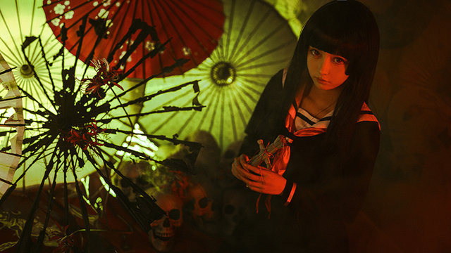 『地獄少女』閻魔 あい／池田七帆、撮影：云汐kumoshio