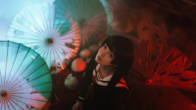 『地獄少女』閻魔 あい／池田七帆、撮影：云汐kumoshio