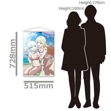 探偵はもう、死んでいる。 B2タペストリーC［シエスタ＆シャーロット］　　(C)2021 二語十・うみぼうず/KADOKAWA/たんもし製作委員会