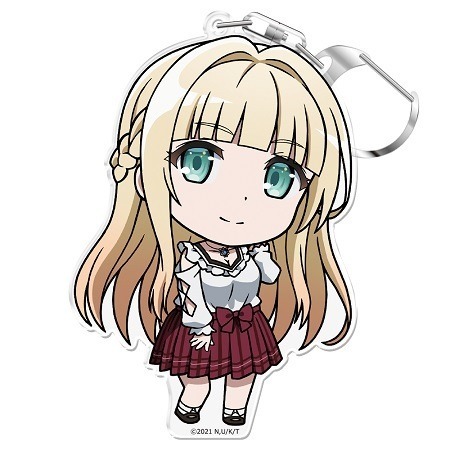 探偵はもう、死んでいる。 ぷにこれ！キーホルダー(スタンド付) シャーロット・有坂・アンダーソン　(C)2021 二語十・うみぼうず/KADOKAWA/たんもし製作委員会